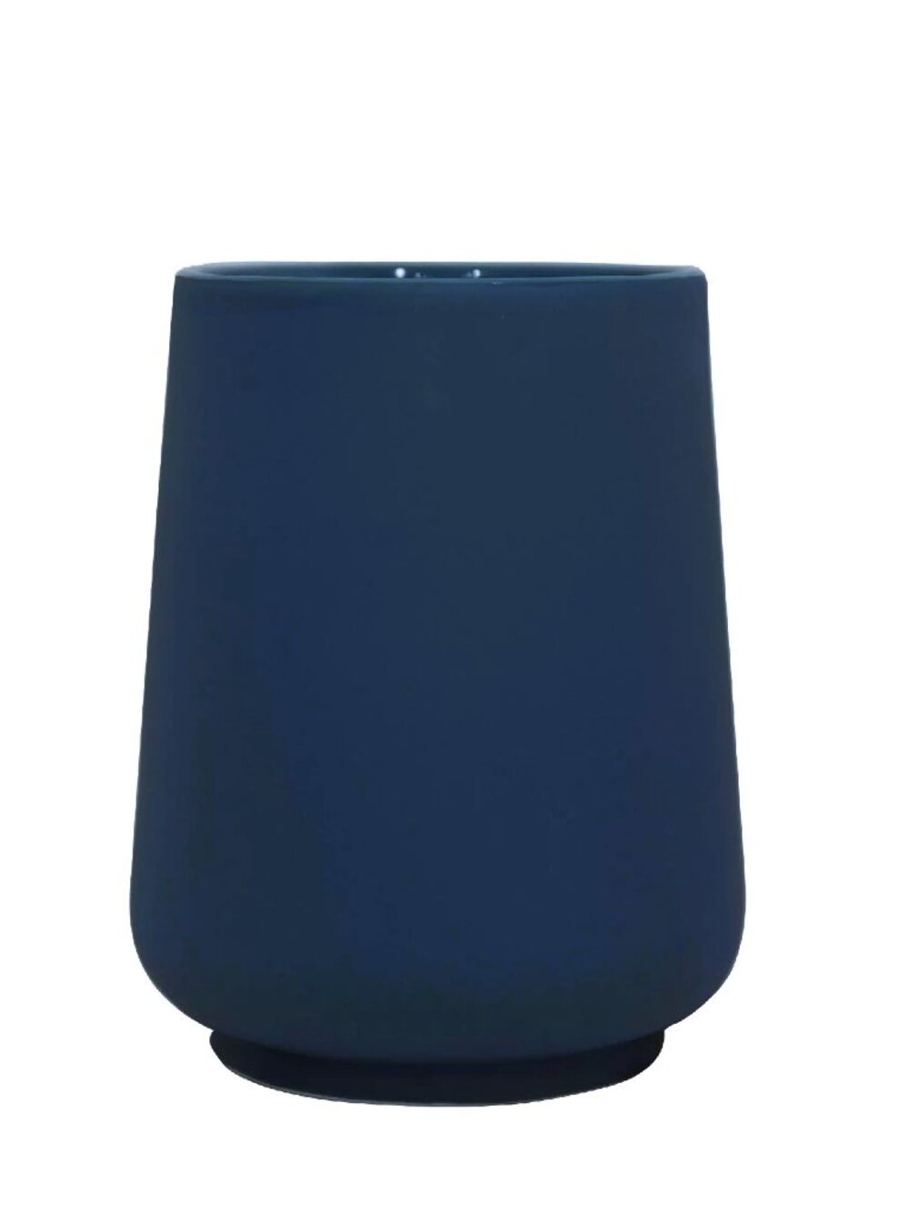new CHINA BLUE Haven™ Daylesford 10" tall BREAKABLE CERAMIC Bathroom Wastebasket